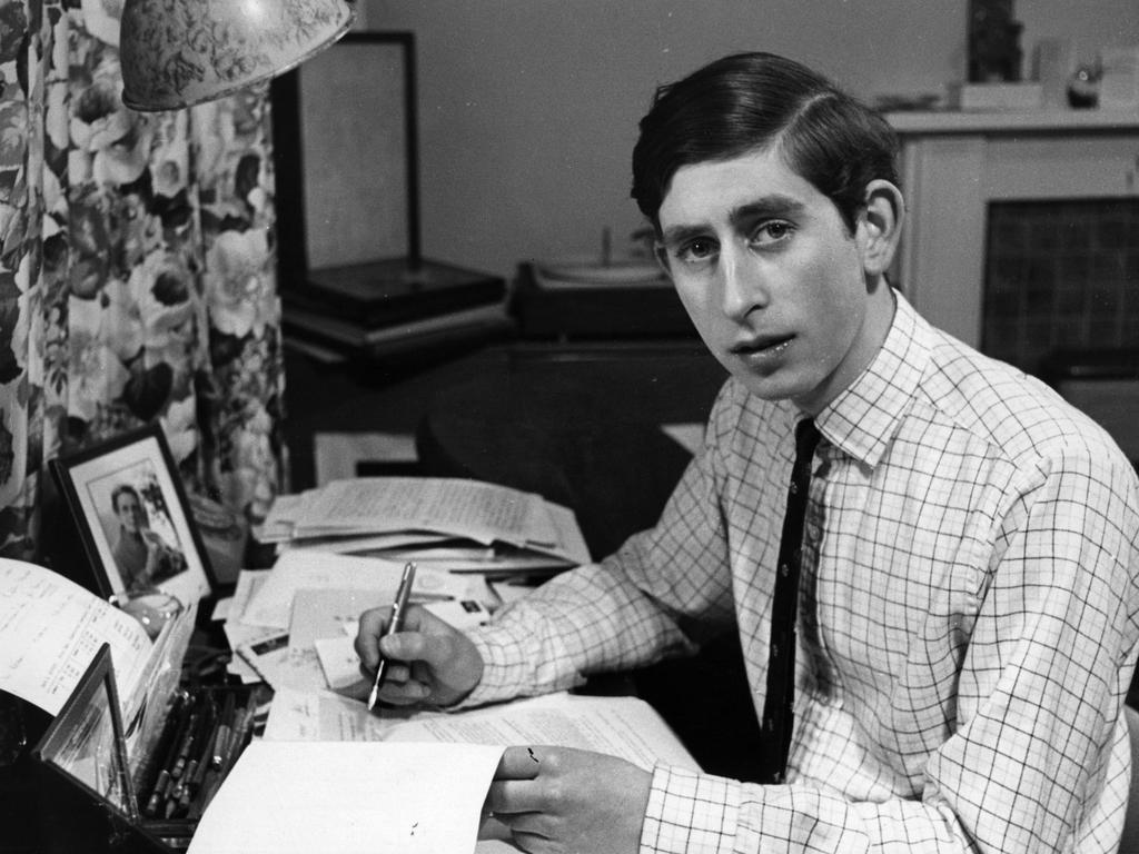 The studious Charles during his days as an undergraduate at Trinity College, Cambridge. Picture: Central Press/Getty Images