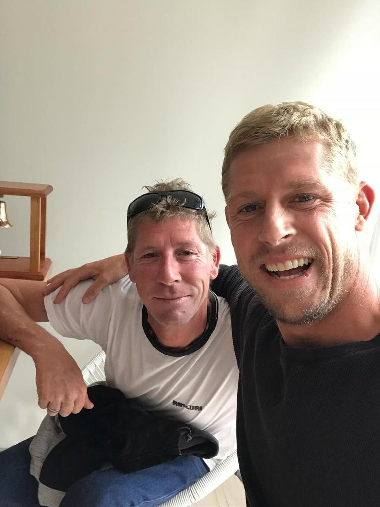 Aussie surfing icon Mick Fanning and his brother Ed, who died last month in Madagascar. Picture: Instagram