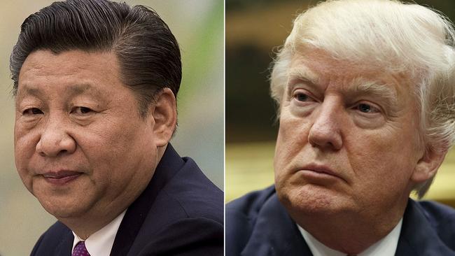 Battle of wills: President Xi Jinping will meet President Donald Trump at the ‘winter White House’ in Florida. Picture: AP