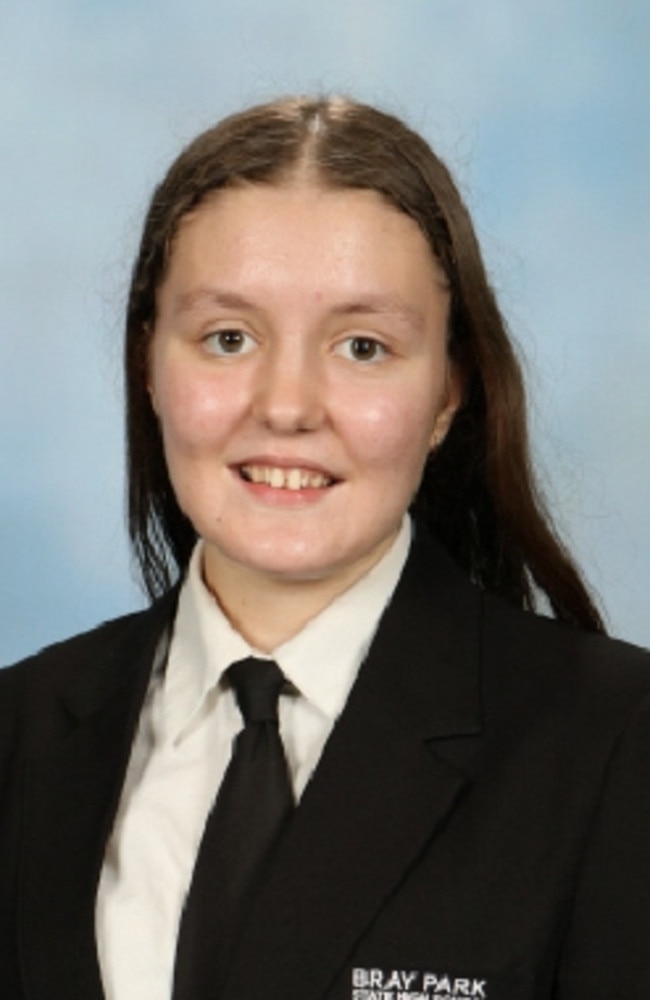 Hannah Makings, Bray Park State High School, student council president.