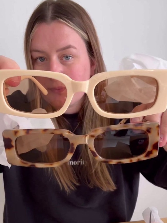 Ms Gercovich made $7000 on the relaunch of her eyewear business. Picture: Instagram