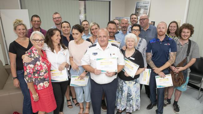 All smiles from the power 30 recipients who attended a special morning tea to recognise their achievements at The Daily Examiner.