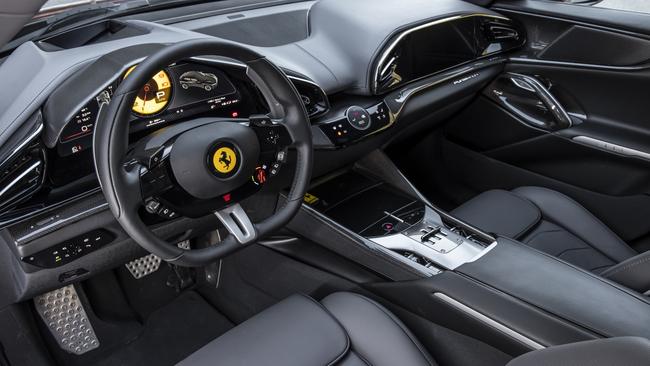 Inside a Ferrari Purosangue.