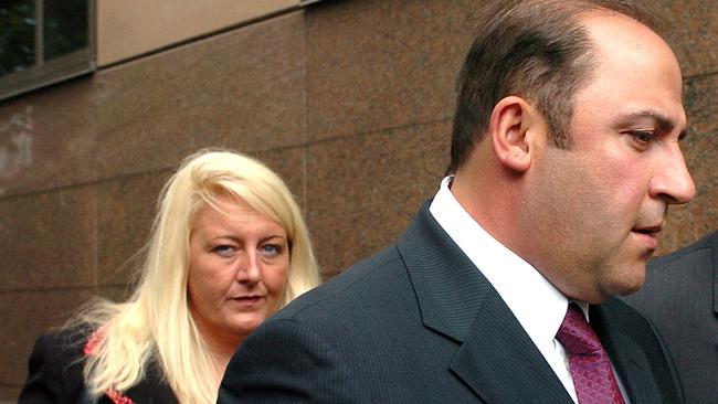 Tony Mokbel with his lawyer Nicola Gobbo, left, in 2004.