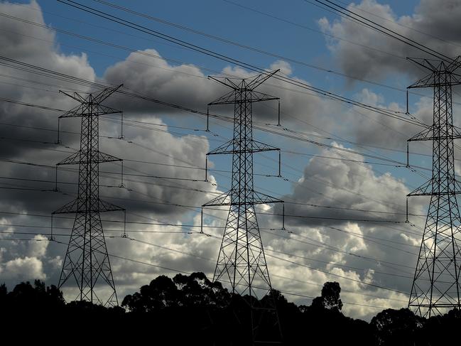 Temporary towers will take weeks to install to replace transmission towers and lines downed by the storms. Picture: Brendon Thorne/Bloomberg via Getty Images