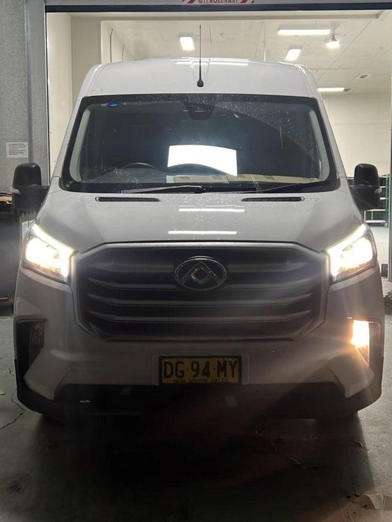 Police released a photo of the allegedly stolen van. Picture: NSW Police