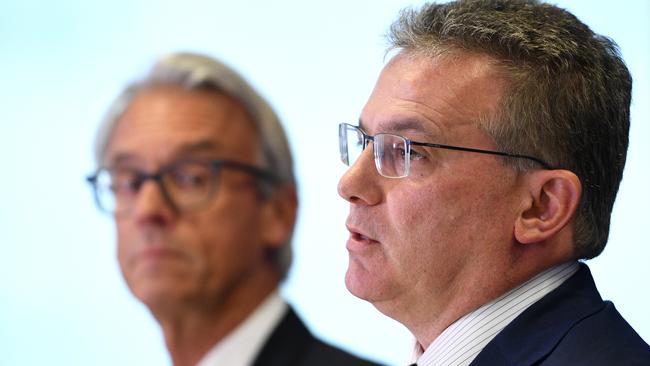 Gallop and FFA Chairman Chris Nikou have failed to address the issue. (AAP Image/Dan Himbrechts) 