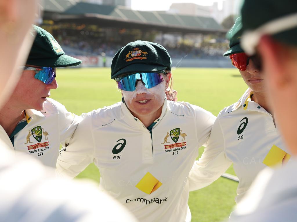 Alyssa Healy wasn’t a huge fan of cricket when she first started. Picture: Paul Kane/Getty Images