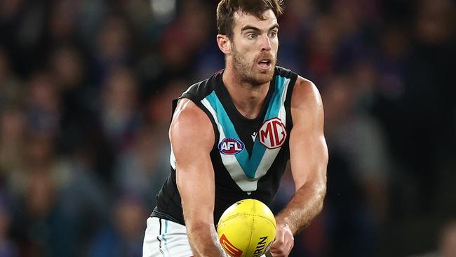 Scott Lycett has joined Port District after a starring AFL career with West Coast and Port Adelaide. Picture: Michael Willson/AFL Photos via Getty Images