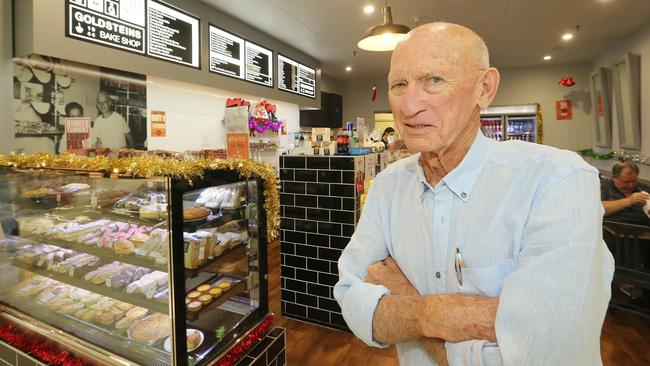 Frank Goldstein at a Goldsteins Bakery on the Gold Coast.