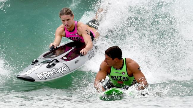 Jackson Borg, right, in the opening rounds of the series in Sydney.