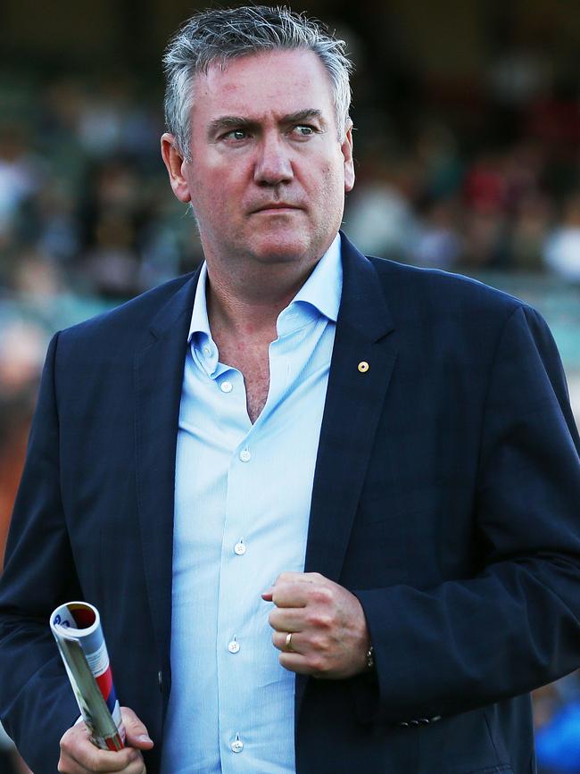 Collingwood president and Triple M Melbourne presenter Eddie McGuire was on flight QF94. Photo: Getty Images