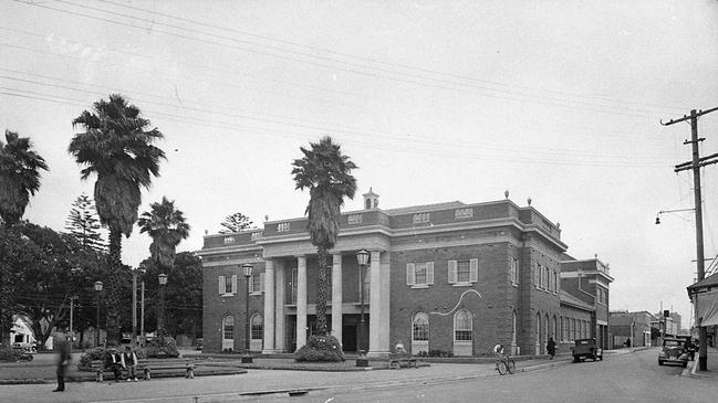 Manly Town Hall in 1937, the year it opened to the public as the Manly Council Chambers. Picture: Sam Hood