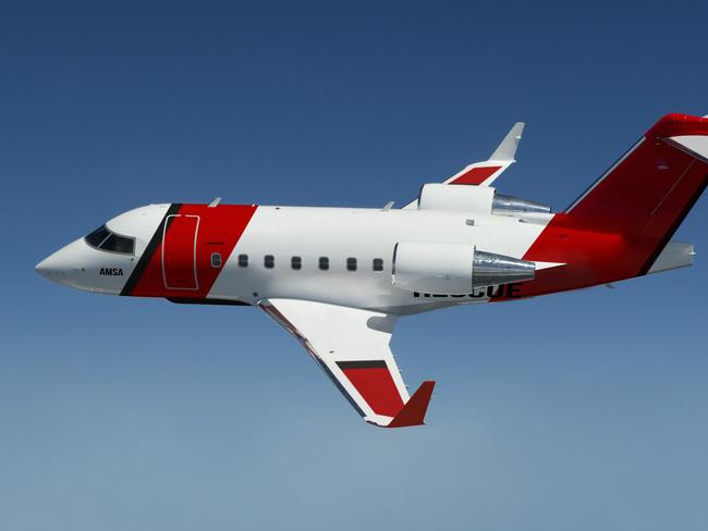 Cobham will use a modified version of the Challenger CL-604 jet for its AMSA airborne search and rescue contract.