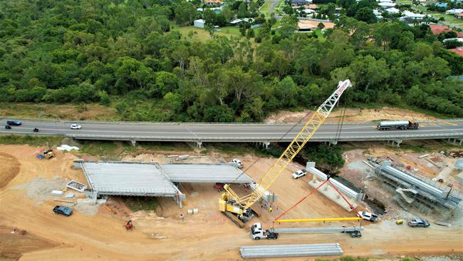 Construction works are underway for the Townsville Ring Road Stage 5 project. Picture: TMR.