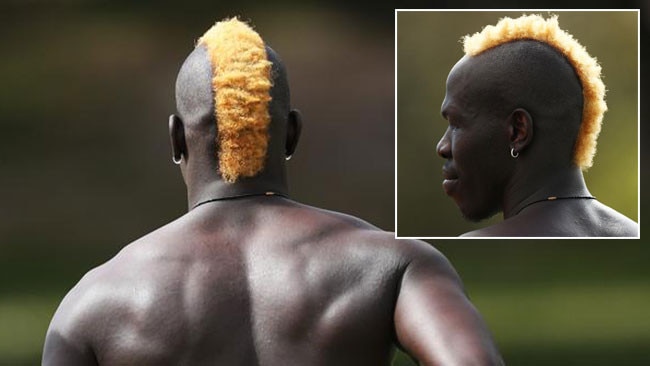 Aliir Aliir new haircut Sydney training