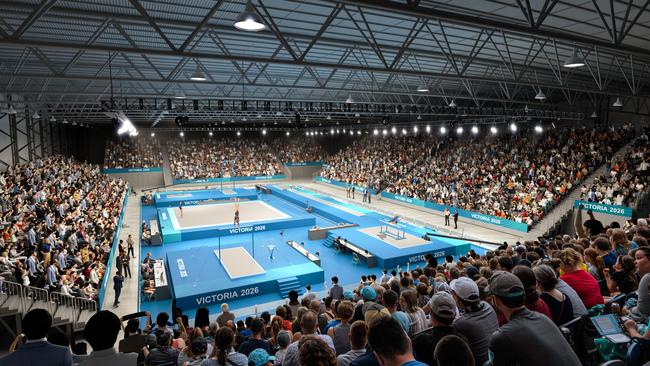 PLans for a gymnastics stadium in Waurn Ponds. Picture: Supplied