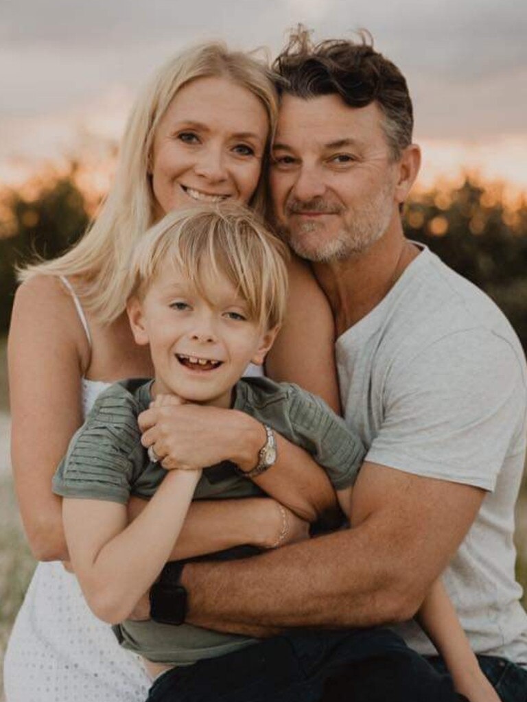 Beau and Terry Kemp with their beautiful boy.