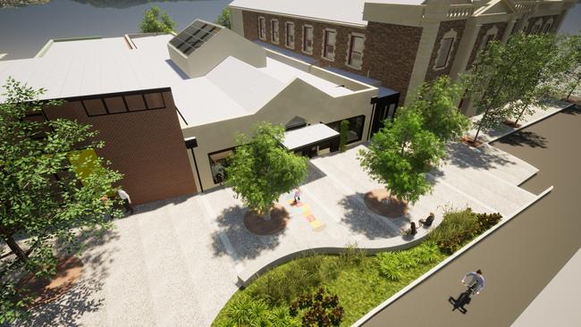 Artist impression of the new Library Redevelopment Project at 93 Smith St, Naracoorte. Picture: Naracoorte Lucindale Council / Brett Julian Architect