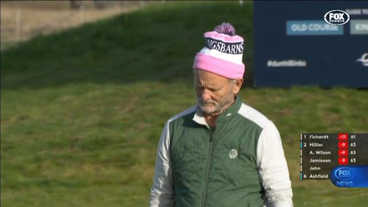 Bill Murray stars at Scottish Pro-Am