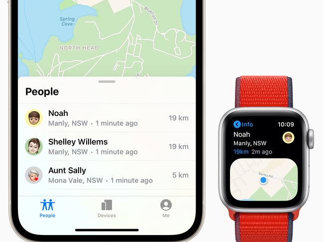 Apple Family Sharing using Apple Watch