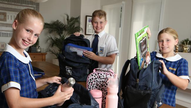 Students are preparing to return to school this week. Picture Glenn Hampson