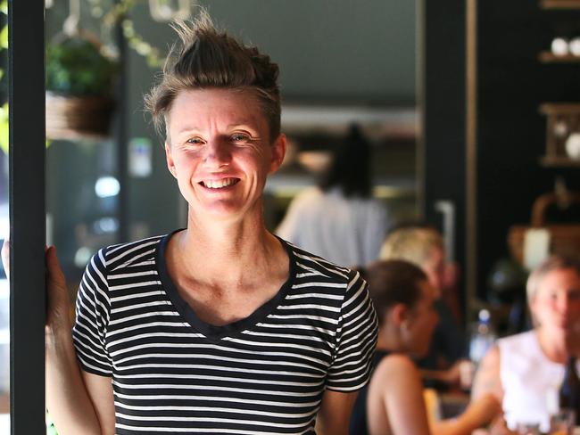 12/12/16 Bec Scott is the CEO of Streat cafe which teaches homeless people food preparation, barista skills, baking etc. Aaron Francis/The Australian