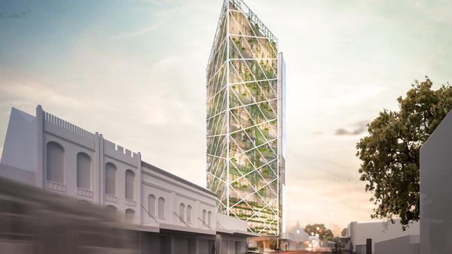 SMA Projects’ original project, a 20-storey tower on top of the Sandringham railway line, was rejected in 2018. Picture: Supplied.