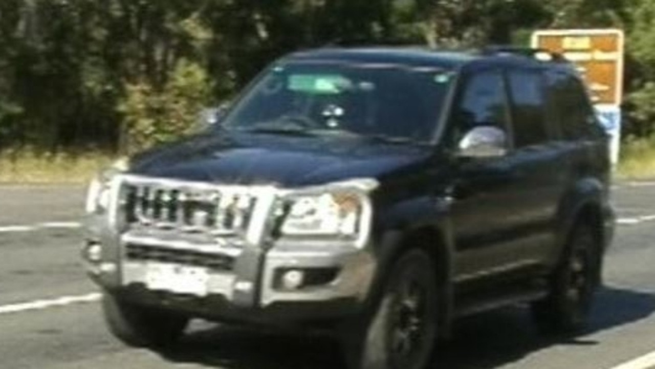 He was believed to be travelling in a black 2007 Toyota Prado, registration UXJ176. Picture: Supplied/ Victoria Police