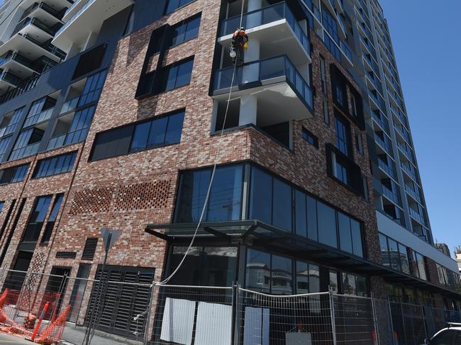 West Franklin Apartments corner Franklin and Morphett Street, Adelaide - picture Naomi Jellicoe