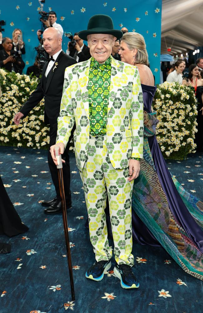 Aussie billionaire Anthony Pratt cuts a striking figure at the 2025 Met Gala. Picture: Getty Images