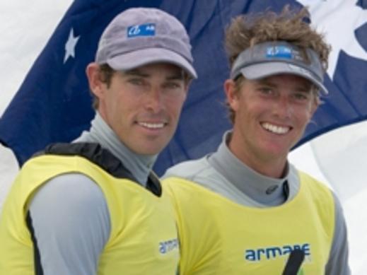 Matt Belcher (left) and Will Ryan (right) Australian Olympic sailing team, Rio 2016