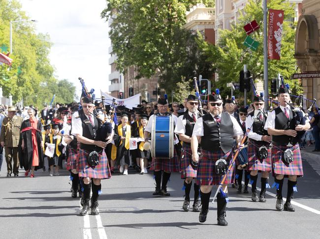 Town and Gown at the UTAS Graduation, Launceston. PICTURE CHRIS KIDD