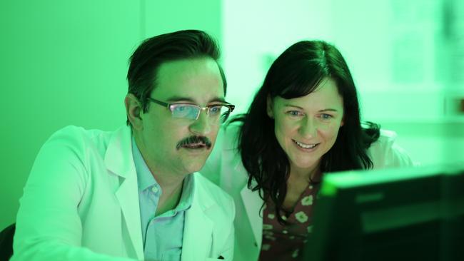 Dr Nicholas Veldhuis and Dr Wendy Imlach at Monash University. Picture: Supplied