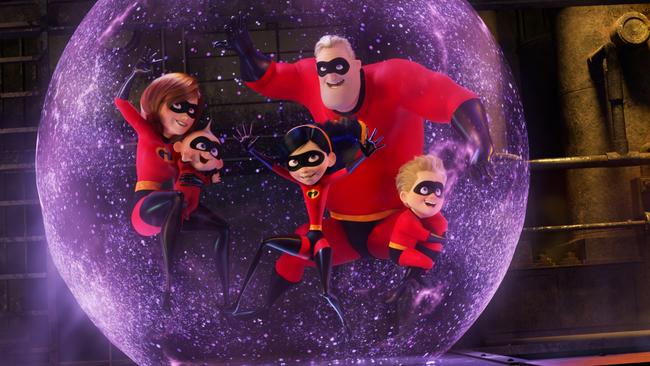 The Incredibles are back this winter school holidays with another thrilling family blockbuster. Picture: Disney•Pixar