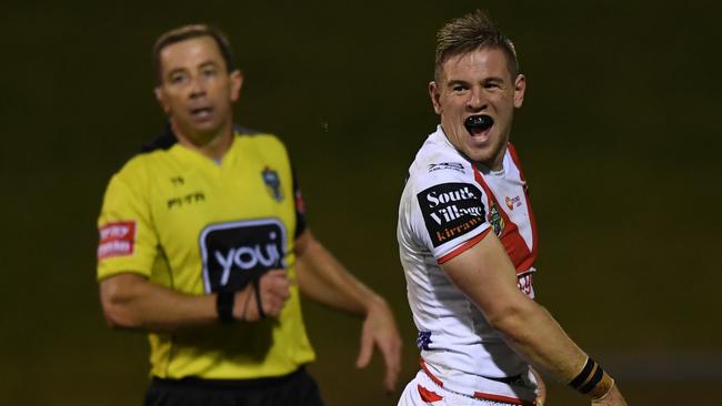 Dufty scored two brilliant tries. AAP Image/David Moir.