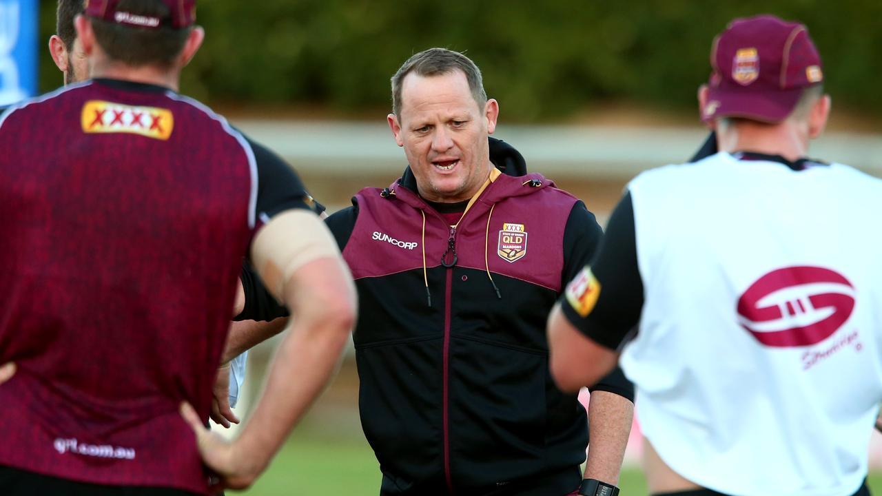 Queensland Origin coach Kevin Walters has a number of holes to fill in his forward pack for Game One. Photo: David Clark