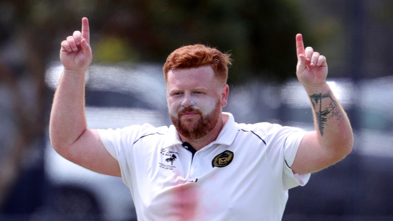 St Leonards’ James Burns is leading the A2 bowling aggregate by six wickets. Picture: Mark Wilson