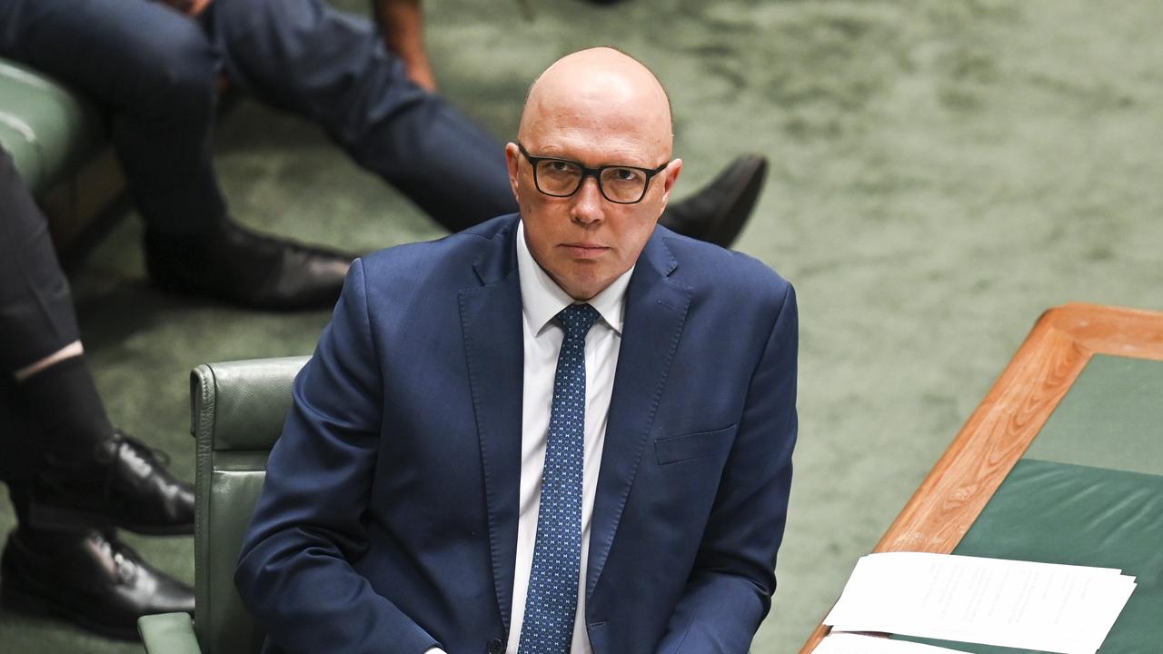 Opposition Leader Peter Dutton accused the Prime Minister of having ‘lied’ about energy prices. Picture: NCA NewsWire / Martin Ollman