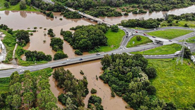 Flooding in Gympie earlier this year.