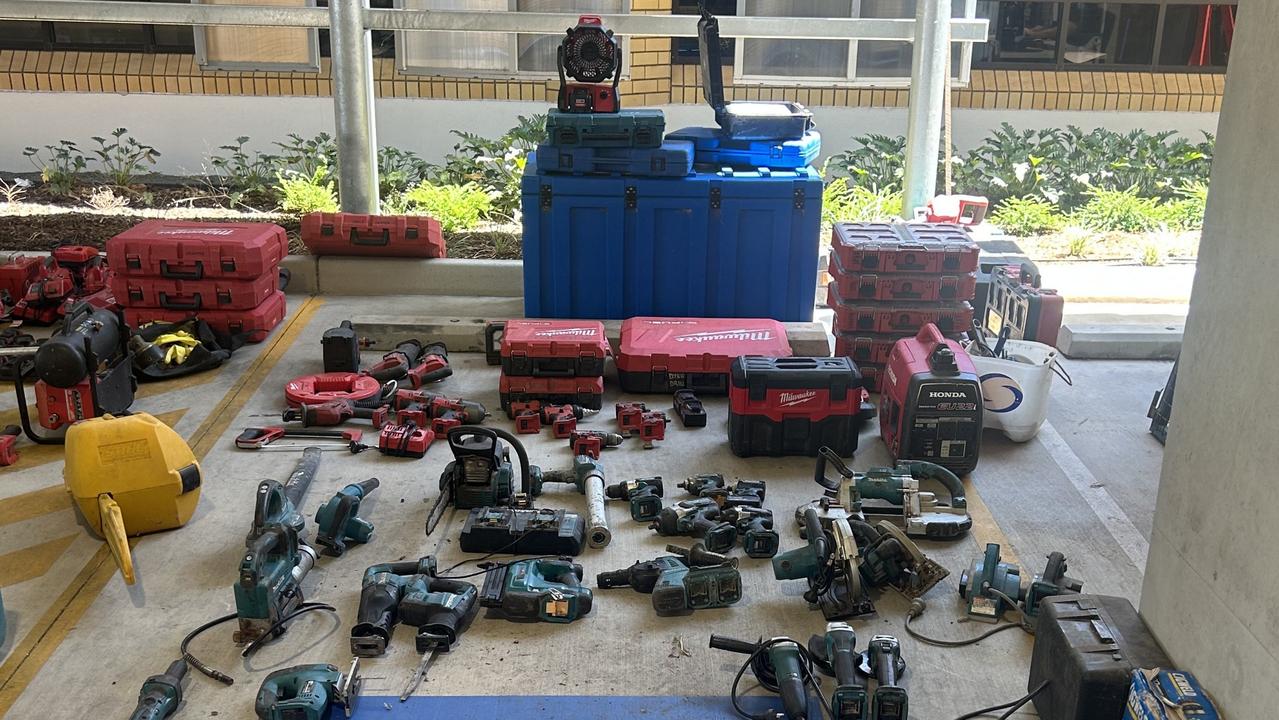 Police seize $500,000 of allegedly stolen power tools, vehicles