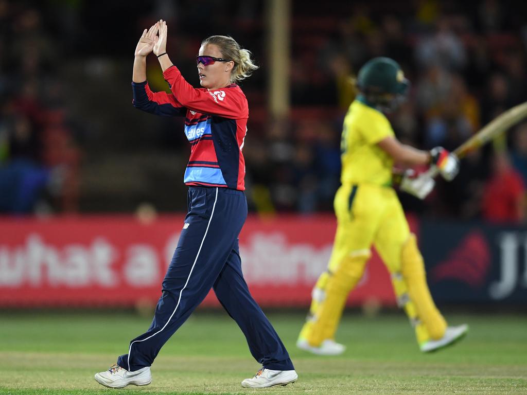 Hartley was a member of the English side that played in the Ashes in 2017, but now finds herself on the outer with some of her former teammates. Picture: AAP Image/Dean Lewins