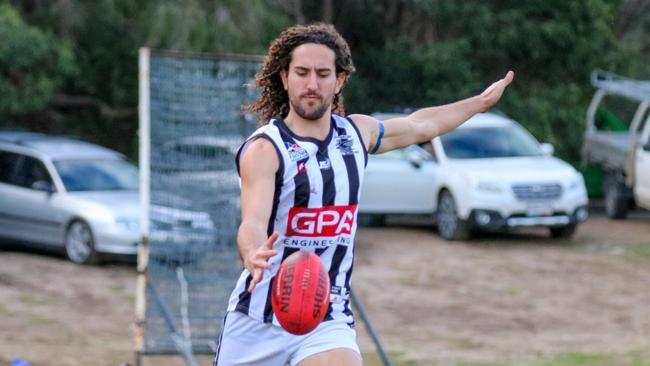 Dylan Auciello in action for Payneham Norwood Union. Picture: Brayden Goldspink