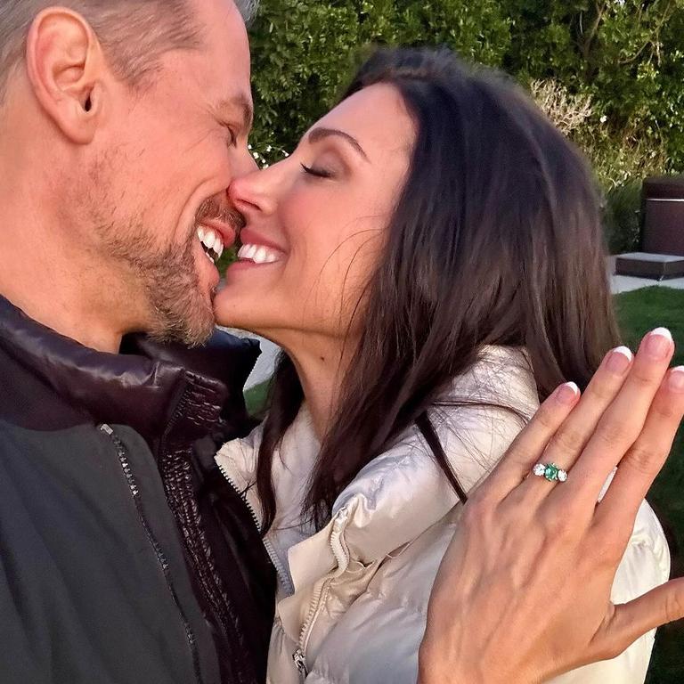 Ioan Gruffudd announced his engagement to Bianca Wallace on Instagram.