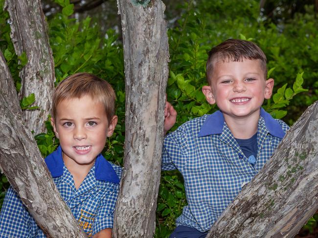 MY FIRST YEAR 2024: Bowenville State School Prep students Harry (left) and Ryder.