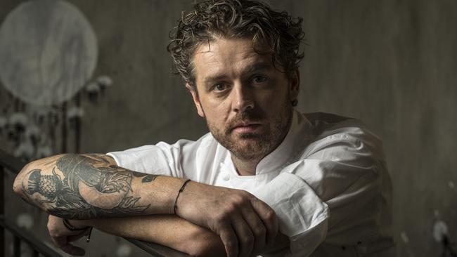 Jock Zonfrillo pictured at his restaurant Orana in 2014, before he became a household name. Picture: Matt Turner