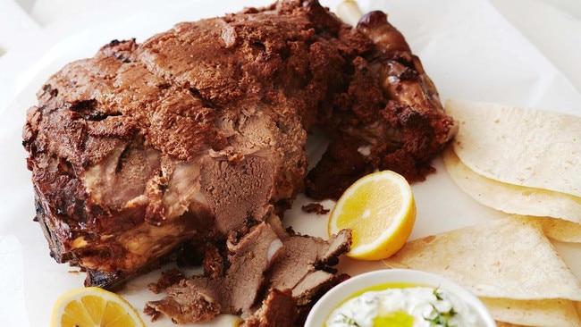 David Herbert's Indian-style roast lamb.