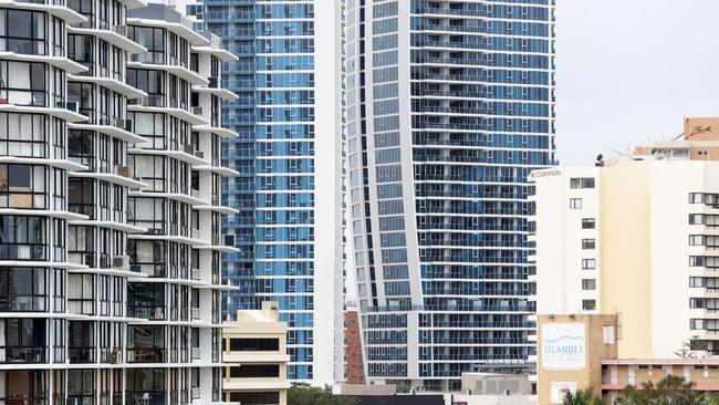 The Gold Coast will run out of units to sell in just over two months, a new report reveals. Picture: Jono Searle.