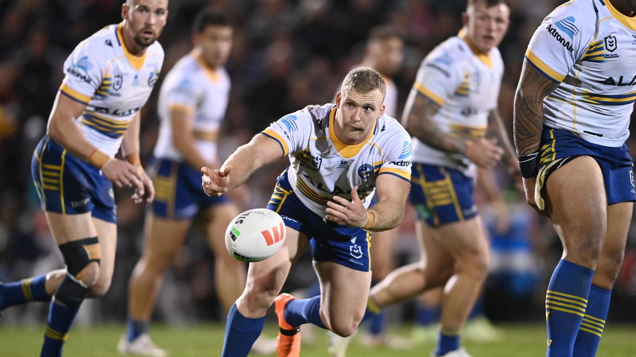 Eels hooker Joey Lussick. Picture: Anthony Kourembanas/NRL Images