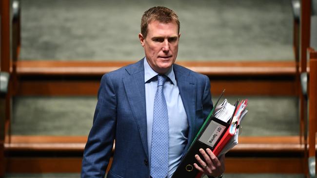 Federal Attorney-General Christian Porter has been scathing of the Israeli courts. Picture: AAP